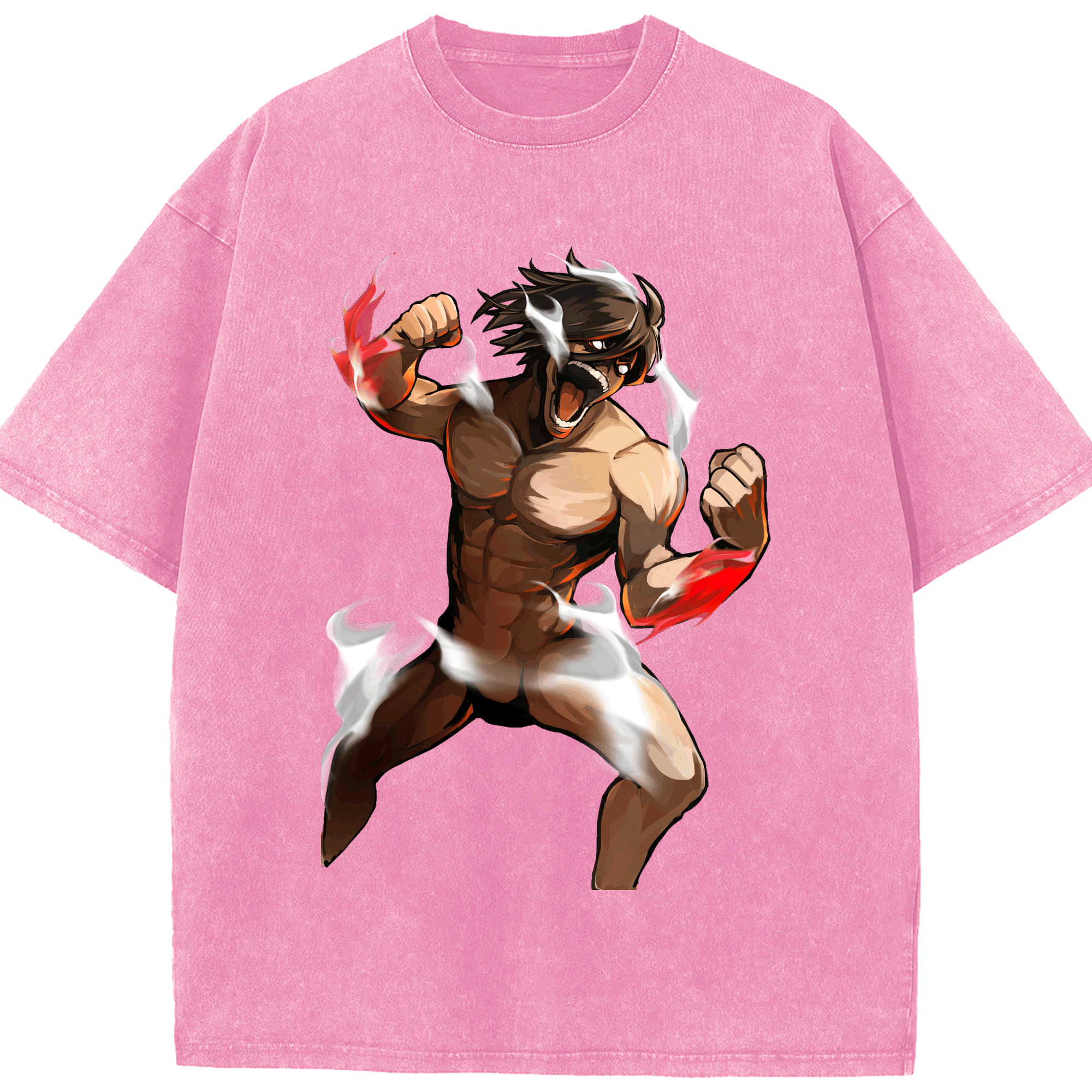 （画像用） 進撃の巨人 Attack on Titan 綿100% ヴィンテージ風 半袖Tシャツ（フロントプリント）